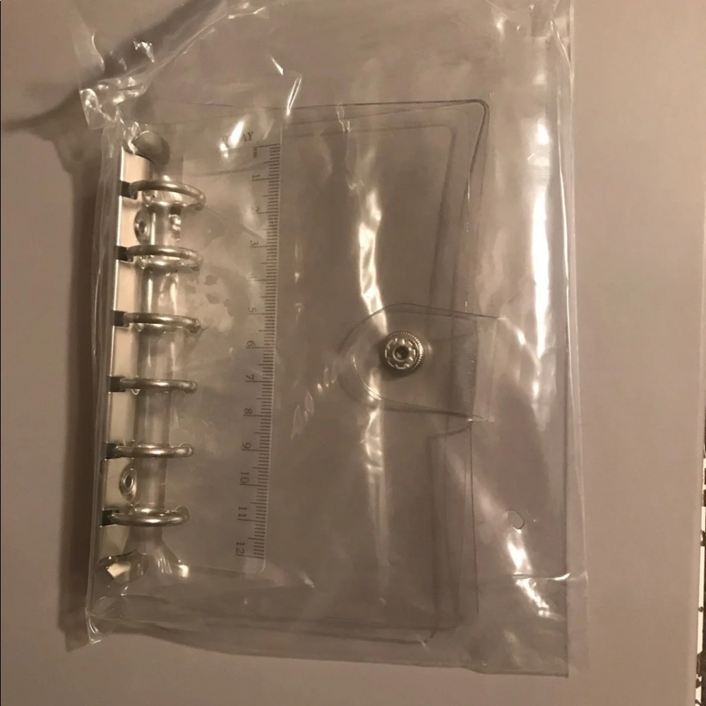 Clear PVC POCKET planner